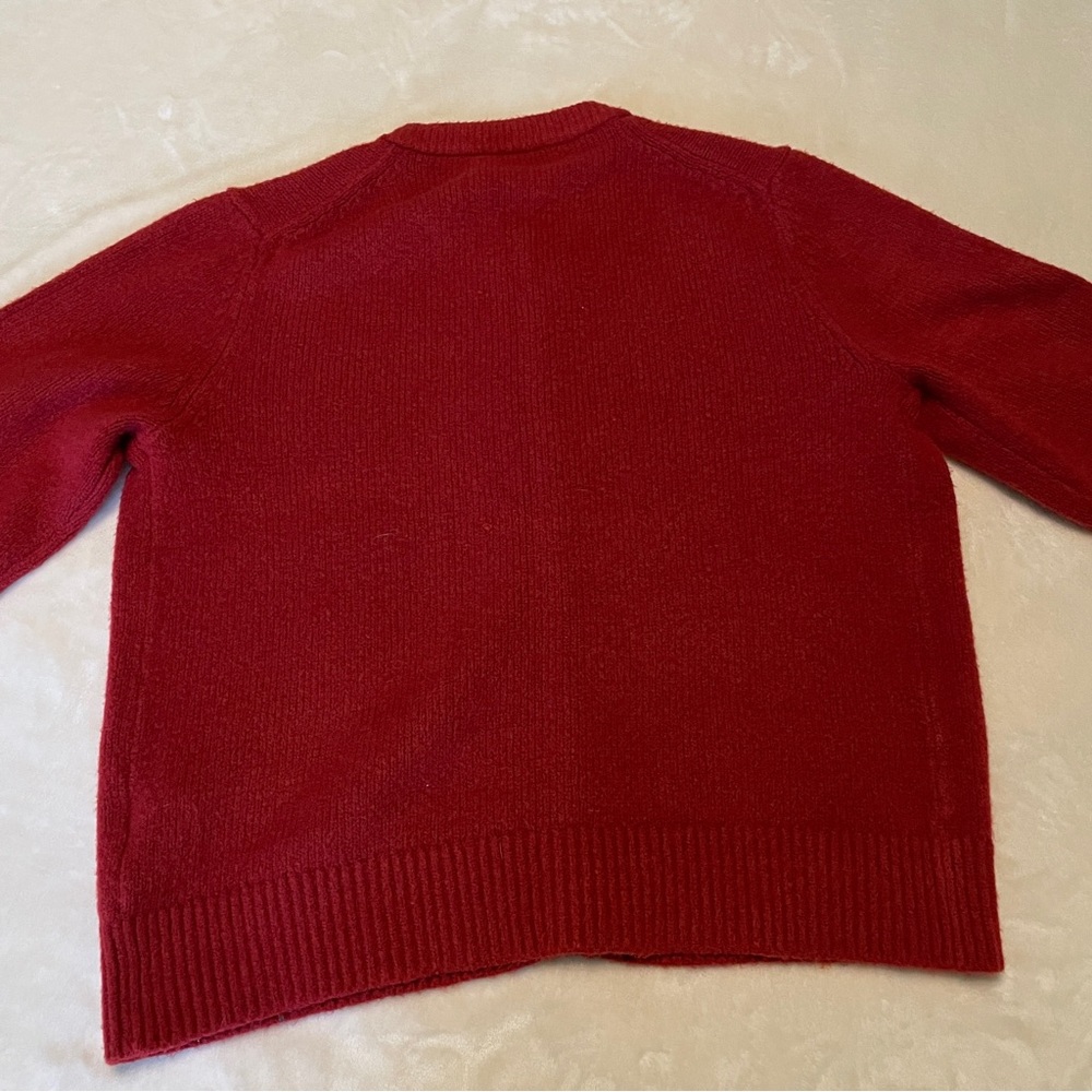 Abercrombie & Fitch Rust Red Cardigan Sweater Large - Picture 10 of 11